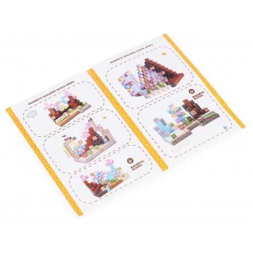 KLOCKI MAGNETYCZNE 160 ELEMENTÓW DLA DZIECI 3+ LAT KREATYWNE na Arena.pl