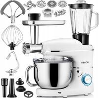 ROBOT KUCHENNY PLANETARNY MIKSER Z MISĄ KERCH ROTARY 4000W WHITE 6,2L