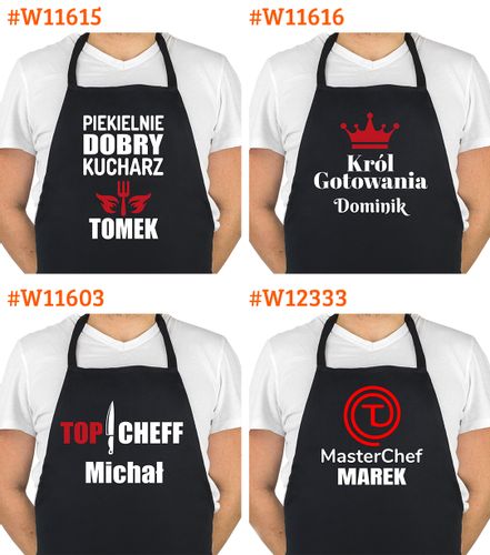 FARTUCH KUCHENNY DLA FACETA PREZENT Z NADRUKIEM na Arena.pl