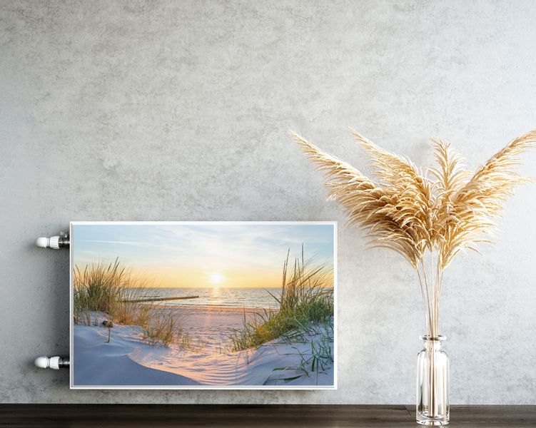 MASKOWNICA Magnetyczna Na Grzejnik KRAJOBRAZ Plaża Słońce 120cm x 60cm zdjęcie 5