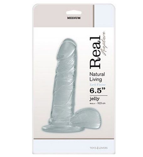 Śliskie Dildo Clear na Arena.pl