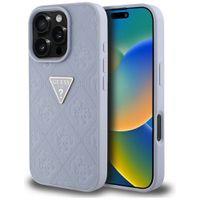 etui guess hot stamp 4g pattern triangle metal logo do iphone 16 pro