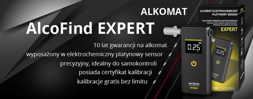 Alkomat Alcofind Expert Gwarancja 10Lat Kalibracja na Arena.pl