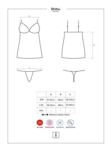 Prześwitująca Koszulka i Stringi - Obsessive Shibu S/M na Arena.pl