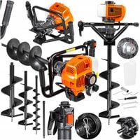 WIERTNICA GLEBOWA ŚWIDER SPALINOWY DO GLEBY 3 WZMOCNIONE WIERTŁA DO