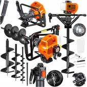 WIERTNICA GLEBOWA ŚWIDER SPALINOWY DO GLEBY 3 WZMOCNIONE WIERTŁA DO