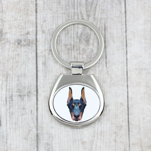 Doberman brelok geometryczny Art-Dog na Arena.pl