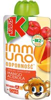 Kubuś Immuno  Mus jabłko mango marchew pomarańcza acerola 100 g