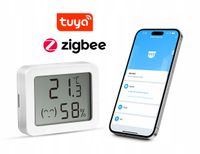 CZUJNIK MONITOR TEMPERATURY I WILGOTNOŚCI POWIETRZA LCD ZIGBEE 3.0 DP-4Z