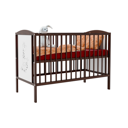 Łóżeczko b/sz BAJKA ORZECH ŻYRAFA tapczan na Arena.pl