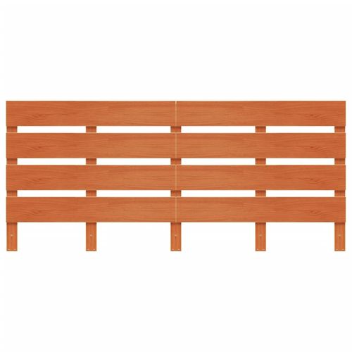 Wezgłowie do łóżka, woskowy brąz, 135 cm, lite drewno sosnowe na Arena.pl