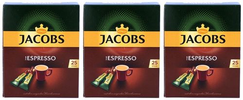 Kawa rozpuszczalna Jacobs Espresso w saszetkach 2x25 saszetek 45g z Niemiec na Arena.pl