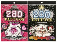 Zmywalne Tatuaże Dla Dzieci Zestaw 280 Wzorów