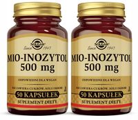 Suplement diety SOLGAR Mio-Inozytol 500 mg 50 kapsułek x2