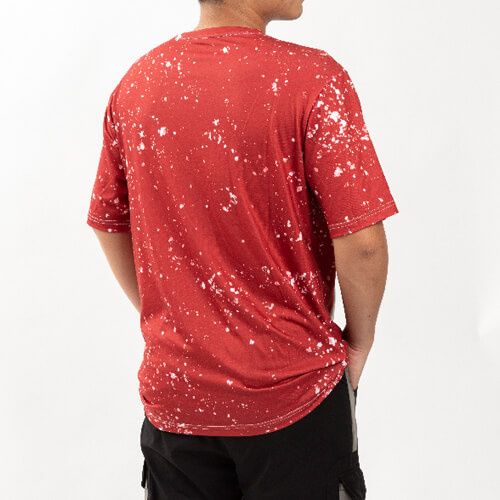 Koszulka Cotton-Like Bleached Starry Red do sublimacji M zdjęcie 5