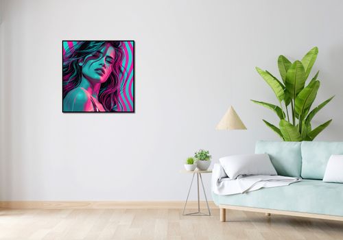 Plakat 70x70cm Neonowy Wzrok na Arena.pl