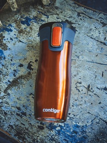 Kubek termiczny Contigo West Loop 2.0 470ml Autoseal - Pomarańczowy na Arena.pl