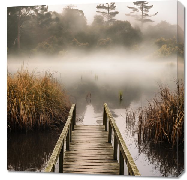 Obraz 70x70cm Most do Tajemnicy zdjęcie 1