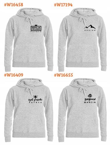 BLUZA z KAPTUREM MĘSKA XL +IMIĘ PUDEŁKO na PREZENT na Arena.pl