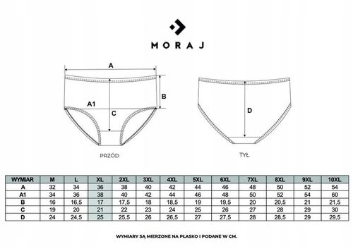 MAJTKI DAMSKIE Z WYSOKIM STANEM FIGI PLUS SIZE ELEGANCKIE MORAJ XXL 3-PAK na Arena.pl