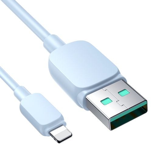 kabel przewód do iphone usb-a - lightning 2.4a 1.2m niebieski na Arena.pl