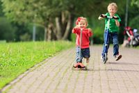 Qplay Hulajnoga Sema 3w1 Niebieska Trójkołowa Dla Dzieci Regulowana Rączka