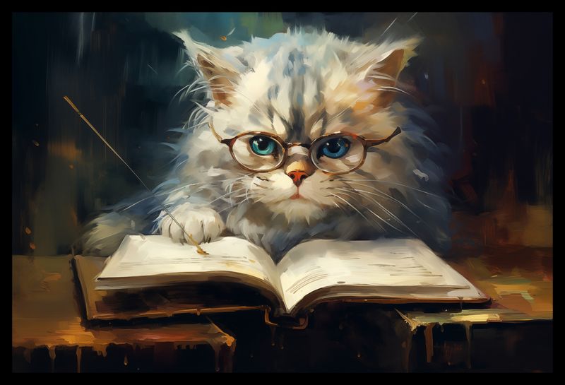 Plakat 45x30cm Ucz Się Ucz zdjęcie 2