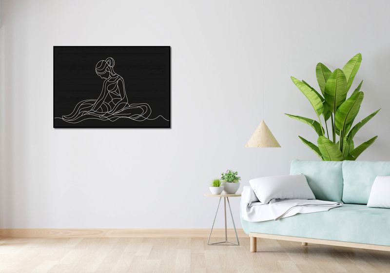 Plakat 100x70cm Pozycja Siedząca zdjęcie 4