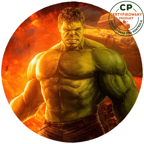 Opłatek na tort Hulk zdjęcie 1