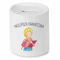 Skarbonka Dla Krawcowej Krawca Najlepsza Krawcowa Z Nadrukiem Ze Zdjęciem