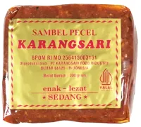 Sos orzechowy średnio pikantny Sambal Pecel 200g - Karangsari