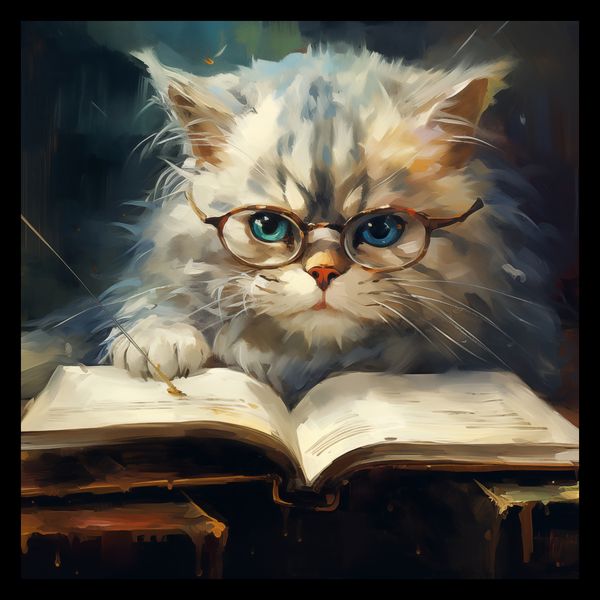 Plakat 40x40cm Ucz Się Ucz zdjęcie 2