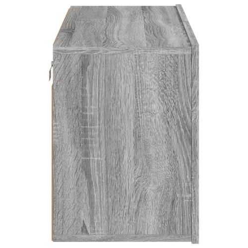 Ścienna szafka TV, szary dąb sonoma, 80x30x41 cm na Arena.pl