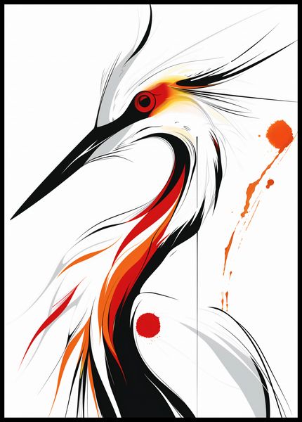 Plakat 67,5x95cm Bocian zdjęcie 2