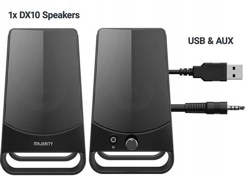 GŁOŚNIKI KOMPUTEROWE DX10 PC TV 10W na Arena.pl