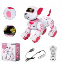 INTERAKTYWNY ROBO PIES ZDALNIE STEROWANY DOTYK PILOT ROBI SZTUCZKI TAŃCZY
