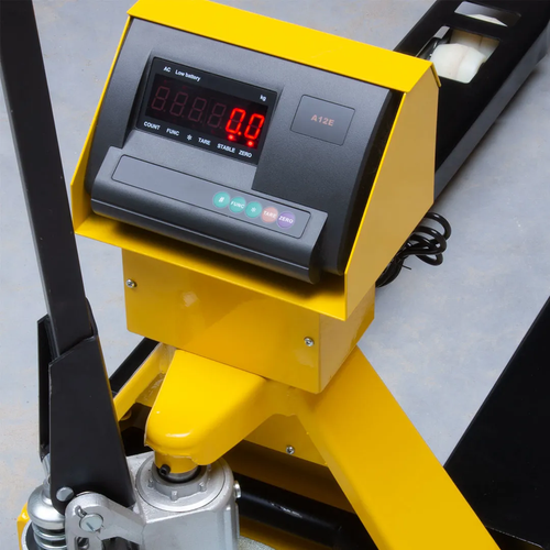 Wózek paletowy paleciak z wagą waga P3000W 3000kg 3 tony 3T ręczny na Arena.pl