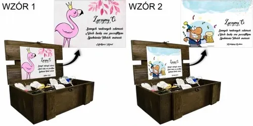 KUFEREK SKRZYNKA PREZENT NA URODZINY URODZINOWY 18 30 40 50 na Arena.pl