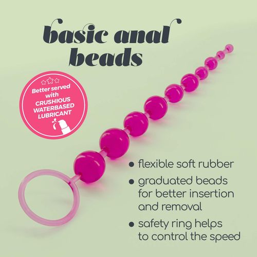 10 bead anal chain crushious pink na Arena.pl