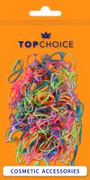 TOP CHOICE Gumki do włosów - mix kolorów (26935) 1 op. - 500 szt.