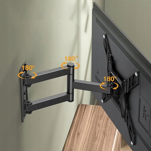 OBROTOWY UCHWYT DO TELEWIZORA TV LED LCD WIESZAK MOCNY ŚCIENNY 22-65 CALI na Arena.pl