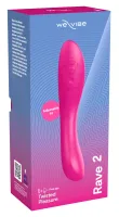 we-vibe rave 2 fuchsia - wibrator punktu g z aplikacją, ładowalny