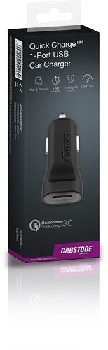Ładowarka samochodowa Quick Charge™ USB CABSTONE na Arena.pl