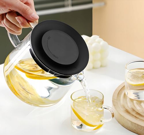 SZKLANY DZBANEK ZAPARZACZ DO HERBATY ZIÓŁ STALOWE SITKO 1,5L na Arena.pl