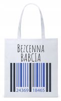 Dla Babci Babuni Prezent Torba Eco Biała Shopper Z Nadrukiem Ze Zdjęciem