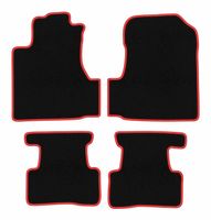 Dywaniki welurowe CARLUX-RED do Honda CR-V III 2006-2011 czarne