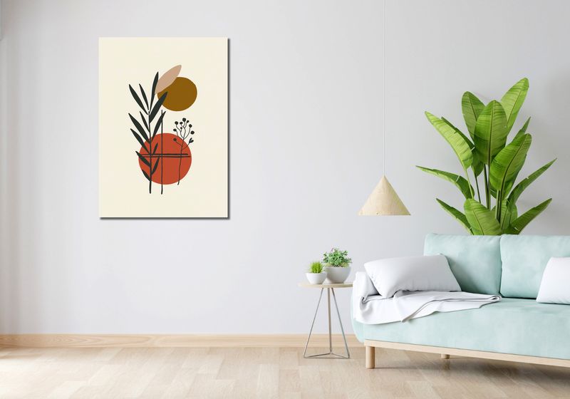 Obraz 70x100cm Kontrast w Botanice zdjęcie 2