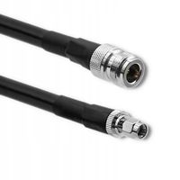 Kabel koncentryczny Qoltec LMR400 3 m czarny