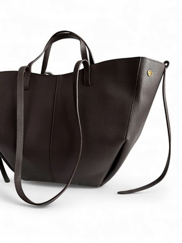 Torebka damska Vera Pelle Shopperka skóra naturalna BRĄZOWA MAXI na Arena.pl