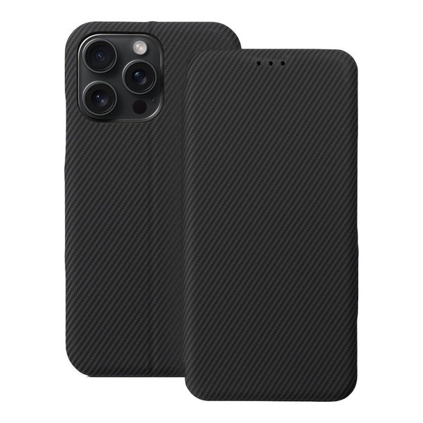 Kabura FOLIO Side Magnet do IPHONE 15 PRO MAX czarny zdjęcie 1
